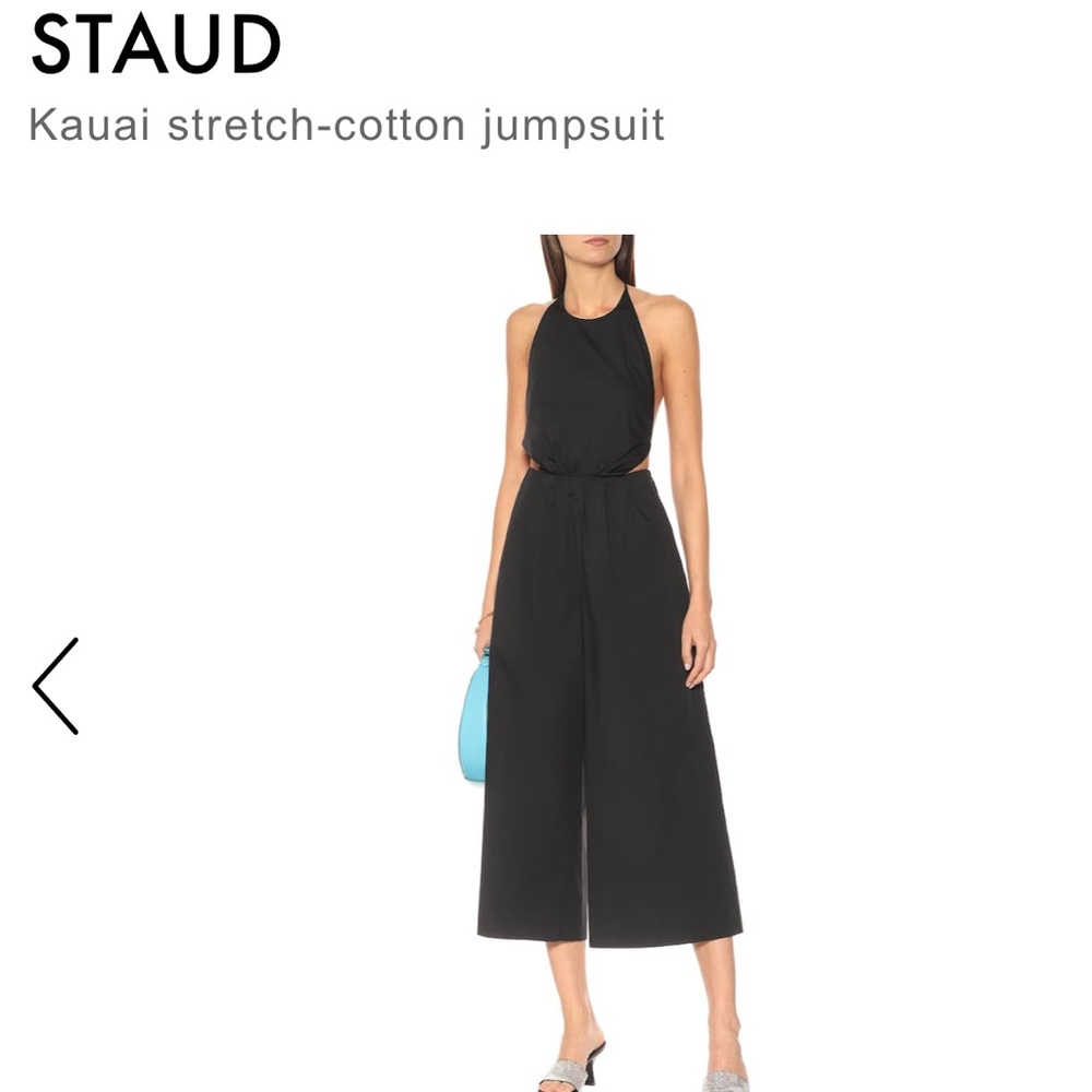 staud kauai jumpsuit size 10 nwt